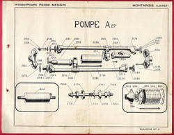 45 MONTARGIS Loiret - Pièces Détachées Pompe A - L'HYDRO-POMPE Pierre Mengin ** Pompes à Eau - Matériel Et Accessoires