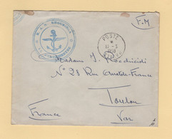 Poste Navale - BAN Khouribga - Maroc - 11-3-1958 - Scheepspost