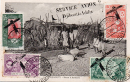 Service Avion DJIBOUTI-ADDIS 1931 - Lettres & Documents