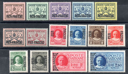 602.VATICAN.1931 PARCEL POST SC.Q1-Q15 MNH - Postpakketten