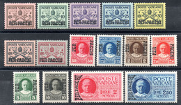 602.VATICAN.1931 PARCEL POST SC.Q1-Q15 MNH - Paketmarken