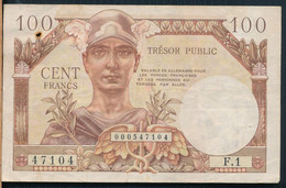 °°° FRANCE - 100 TRESOR PUBLIC °°° - 1955-1963 Treasury