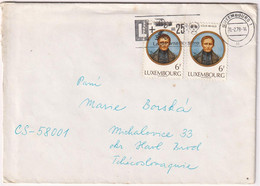 Envelope Sent From Luxembourg To Czech Republic - La Securité Routière - Lettres & Documents