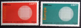 EUROPA 1970 - TURQUIE                    N° 1952/1953                      NEUF* - 1970