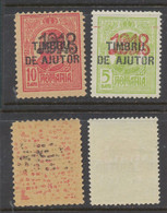 Romania 1918 Overprinted Scarce Set Of 2 TIMBRU DE AJUTOR Relief Aid Stamps MNH, OG - Postage Due