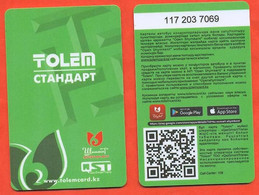 Kazakhstan 2021.Multiple Bus Travel Card. City Tshimkent. Plastic. - World