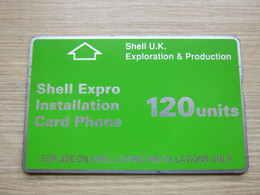 L&Gyr Phonecard, 204B,Shell Expro Installation Card Phone,120unites - Plateformes Pétrolières