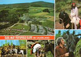 011974  Karl-May-Festspiele Elspe Im Sauerland  Mehrbildkarte - Lennestadt