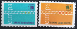 EUROPA 1971 - TURQUIE                   N° 1981/1982                       NEUF** - 1971