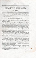 Ordonnance Du Roi De 1841 Concernant La Répression De La TRAITE Des NOIRS - Haïti