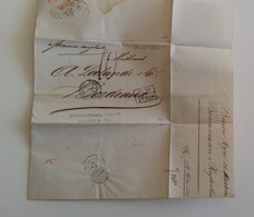 1864 INCOMING MAIL BUENOS AQIRES-PARIGI-diversi Timbri+INTERESSANTI TASSAZIONI+timbro DITTA BONNEMASON-$50 - Buenos Aires (1858-1864)