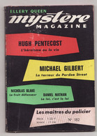 ELLERY QUEEN MYSTERE MAGAZINE N°182 1963 Récits Policiers Complets - Opta - Ellery Queen Magazine