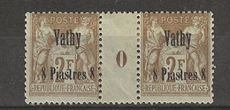 Vathy -1 Millésimes 2Fsurchargé (1900) N°10 - Sonstige & Ohne Zuordnung