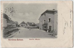 VERRIERES-SUISSES - CPA - Quartier De Meudon - Boulangerie - 1904 - Les Verrières