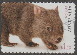 AUSTRALIA DIE-CUT-USED 2019 $1.10 Australian Fauna - Wombat - Used Stamps