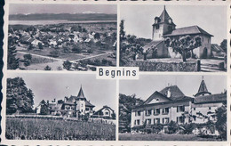Begnins VD, 4 Vues, Château De Cottens Et De Martheray (581) - Cottens