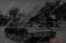 REPRO Romania Romanian Photo Military WW 2 2WK Technic Technik Diapositive Negative Slide Photo Foto Airplane Panzer 010 - Guerre, Militaire