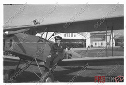 REPRO Romania Romanian Photo Military WW 2 2WK Technic Technik Diapositive Negative Slide Photo Foto Airplane Panzer 091 - Guerre, Militaire