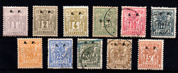 Luxemburgo (Servicio) Nº 54/63, 65. Año 1882/3 - Andere & Zonder Classificatie