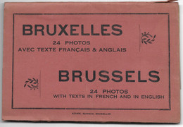 BRUXELLES, Pochette De 24 Photos En Accordéon -  Texte Français & Anglais - Konvolute, Lots, Sammlungen