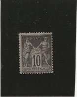 TYPE SAGE N° 89 NEUF AVEC INFIME CHARNIERE - COTE : 60 €      ANNEE 1877 - 1876-1878 Sage (Tipo I)