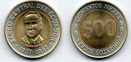 Equateur -  500 Sucres 1997 SPL - Equateur