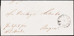 1865. STAVANGER 17 12 1865. Portofrit Fra H.J. Baade. - JF123960 - ...-1855 Prefilatelia