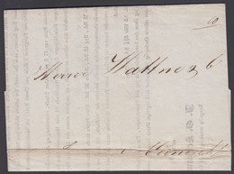 1834. Memel. Non Prepaid Printed Matter From Memel January 27th 1834 To Mandal, Norway. Privately Forwarde... - JF321003 - ...-1855 Voorfilatelie