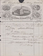 1869. NORGE. Nice Small Cover To Uddevalla, Sverige Cancelled CHRISTIANIA 4 5 1869. Marking 20 In Orange R... - JF427635 - ...-1855 Préphilatélie