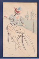 Cpa Cycle Vélo Bicyclette Boutet Henri Art Nouveau Non Circulé Femme Woman - Boutet
