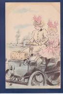 Cpa Voiture Automobile Boutet Henri Art Nouveau Non Circulé Femme Woman - Boutet
