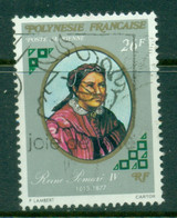 French Polynesia 1976 Pomare Dynasty 26f FU - Usados