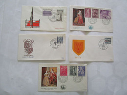 Lot De 10 FDC BELGIQUE - Zonder Classificatie