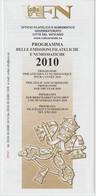 Vatican City Brochures Issues In 2010 Philatelic Program - Caravaggio - Christmas - Collections