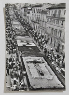 92752 Cartolina - RM - Genzano Di Roma - Tradizionale Infiorata - VG 1972 - Andere Monumenten & Gebouwen