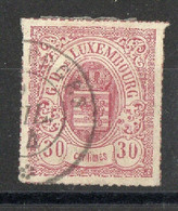 LUXEMBOURG: TIMBRE OBLITERE N°21 - 1859-1880 Wappen & Heraldik