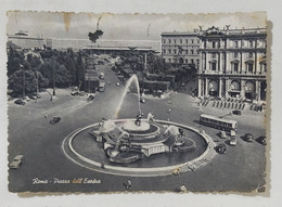 92780 Cartolina - Roma - Piazza Dell'Esedra - VG Anni '50 - Lugares Y Plazas