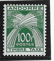 Andorre Taxe N°41 - Neuf ** Sans Charnière - TB - Unused Stamps