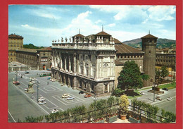 CARTOLINA VG ITALIA - TORINO - Palazzo Madama E Piazza Castello - 10 X 15 - 1963 - Palazzo Madama