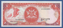 TRINIDAD & TOBAGO - P.36a – 1 Dollar ND (1985) "Chap. 79.02 - Arms" Issue UNC, Serie AV990891 - Trinidad En Tobago