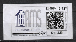 France - Frankreich Timbre Personnalisé Y&T N°MTEL R1-20-001-5,72€ - Michel N°BS(?) (o) - AMS - Printable Stamps (Montimbrenligne)