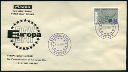 Turkey 1966 Europa Day, May. 5 | European Ideas | Special Cover - Covers & Documents