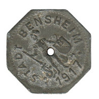 ALLEMAGNE - BENSHEIM - 05.1 - Monnaie De Nécessité - 5 Pfennig 1917 - Monetary/Of Necessity