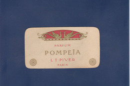 Carte Parfumée Pompéïa Piver Calendrier 1914 - Profumeria Antica (fino Al 1960)