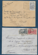 OCEANIE -   2 Enveloppes De Papeete Pour La France - Storia Postale