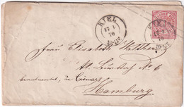 NORDDEUTSCHER BUND 1870 LETTRE DE KIEL - Postal  Stationery