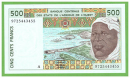 IVORY COAST W.A.S. 500 FRANCS 1997  P-110Ag UNC - Westafrikanischer Staaten