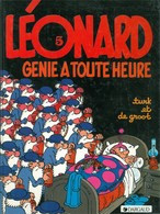 Léonard T 05 Génie à Toute Heure RE-EDITION BE  DARGAUD 01/1984  De Groot Turk  (BI2) - Léonard