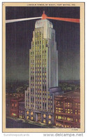 Lincoln Tower By Night Fort Wayne Indiana - Fort Wayne