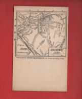 Carte Géographique Ancienne  -  Dugny  - Plan Extrait Du Guide Hannequin - Dugny